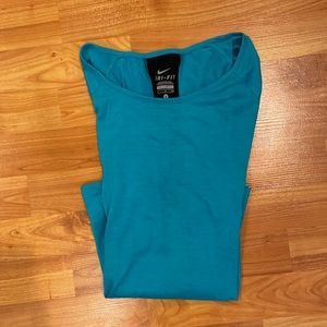Nike blue drift workout shirt